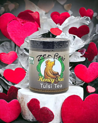 Tulsi Honey Tea - Zenbear Honey Tea Tulsi Honey Tea - Zenbear Honey Tea